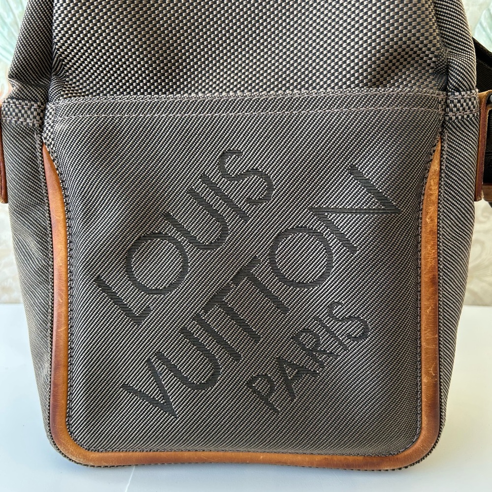 Louis Vuitton Black and Brown Bag